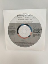 Microsoft Windows XP Home Service Pack 3 Reinstallation CD SP3 HP Compaq Disk