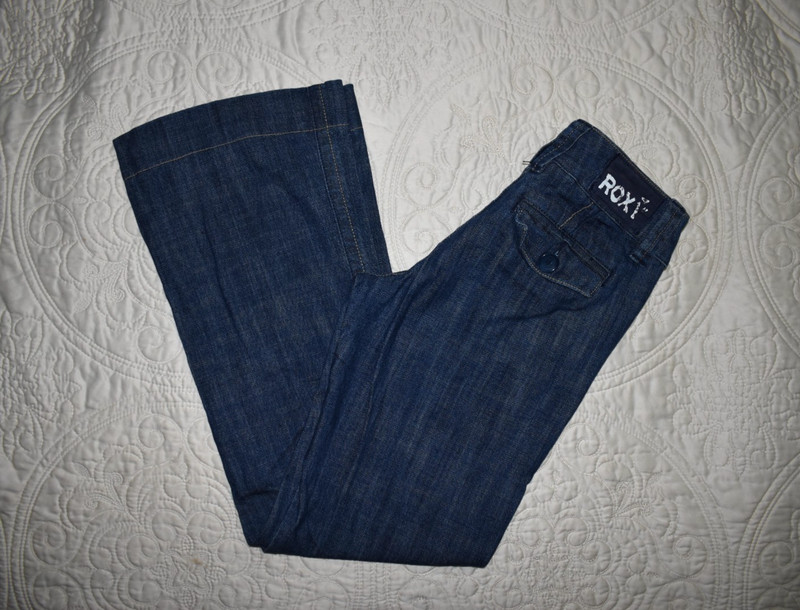 Vintage ROXY juniors flare jeans Low rise Y2K