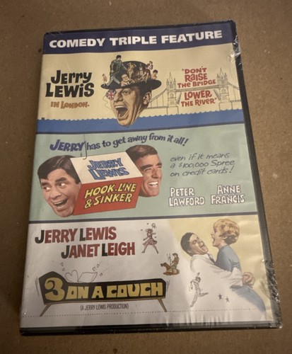 Jerry Lewis Triple Feature (DVD) Don't Raise The Bridge, Lower The River, NEW!