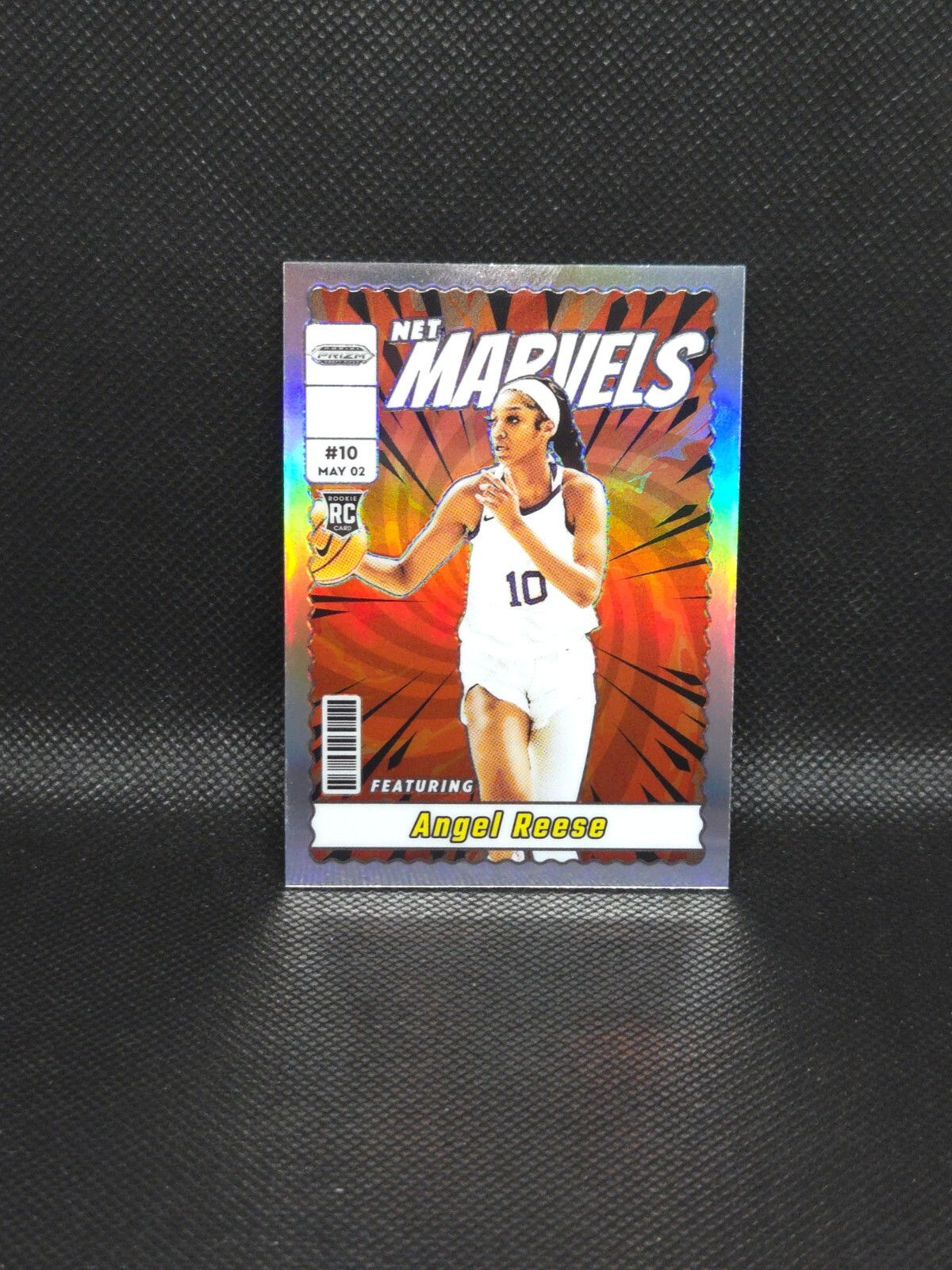 Angel Reese 2024 Panini Prizm Draft Picks Net Marvels SP #9 WNBA Chicago Sky