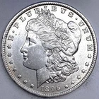1896 BU UNCIRCULATED  MORGAN SILVER DOLLAR 90% SILVER $1 US COIN -NICE!  J58