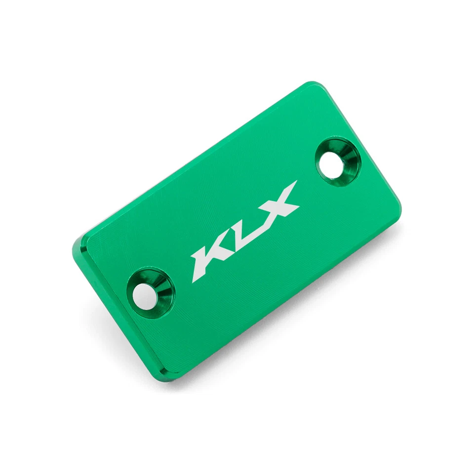 Cubiertas de depósito de líquido de frenos delantero/trasero para KAWASAKI KLX650R KLX250R KLX300R Foto 4 de 4
