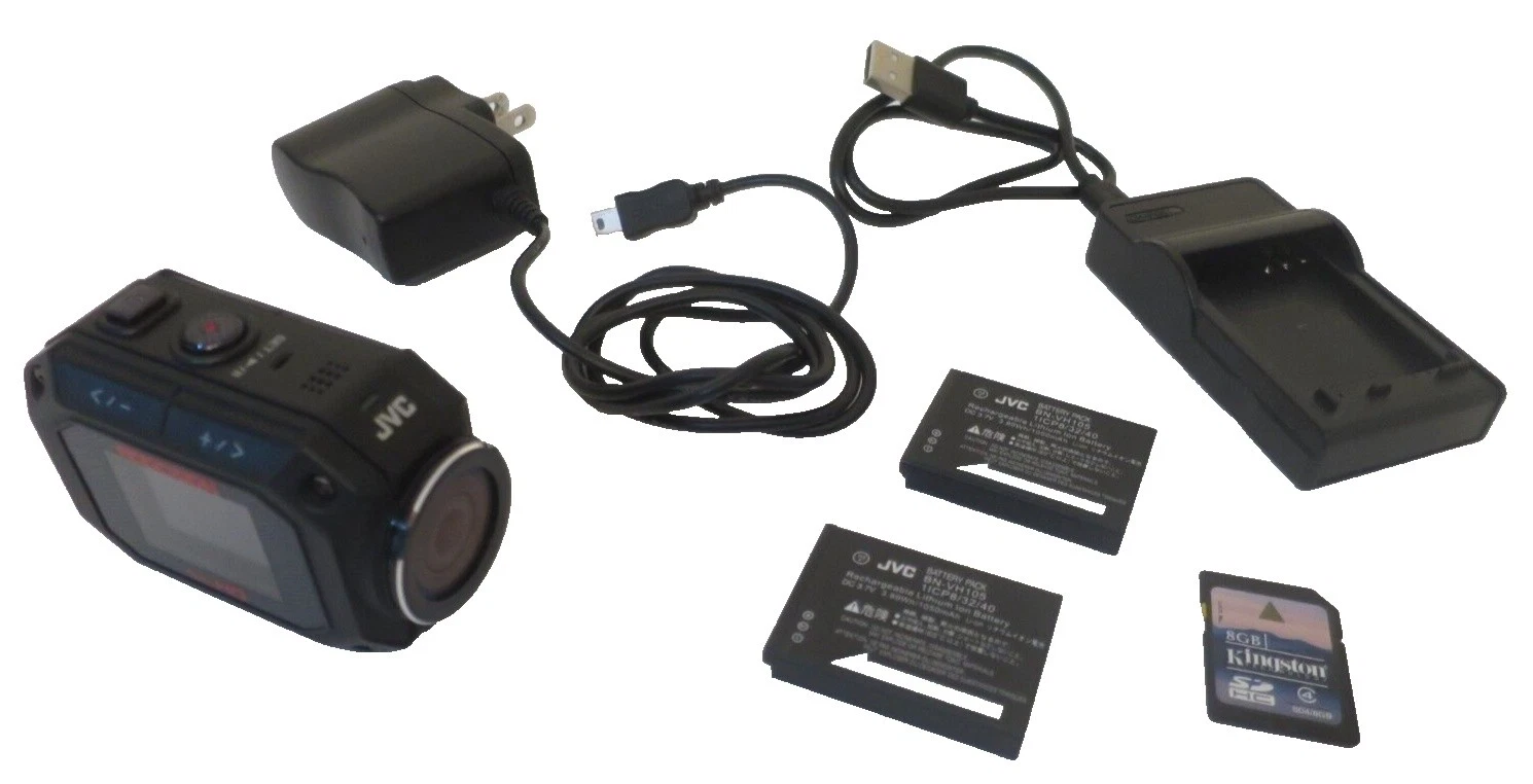 Casco Negro JVC/videocámaras de acción