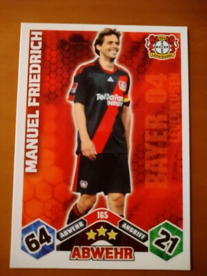 Manuel Friedrich, Match Attax 2010/11,Bayer 04 Leverkusen,#165,Topps  