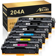 6PK CF510A Toner Compatible For HP 204A LaserJet Pro M181fw M180nw M154nw M154a