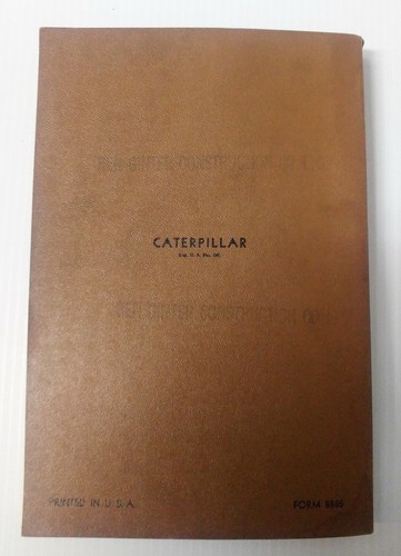VTG Caterpillar D6 74 INCH GAUGE Parts Catalog Serial No. 4R1 to 4R3633 May 1956 - Picture 8 of 8
