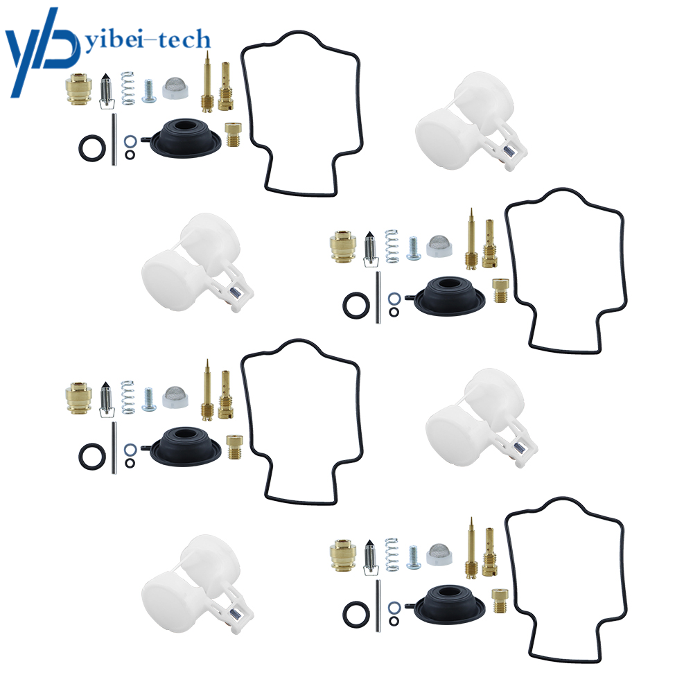Parts 4 Set Carburetor Repair Kit Diaphragm Float For Kawasaki ZX6R