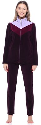 Merry Style Damen Velours Freizeitanzug Hausanzug Trainingsanzug  S-6XL