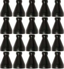Loc-Line Black - 1/2" To 1/4" Adapter - 2 Packs of 20
