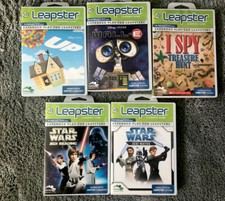 Lot of 5 Leapfrog Leapster Games with Cases and Instructions