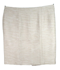 TALBOTS Women's Cotton Polyester Pencil Skirt Shimmer Light Peach Lined Size 18W