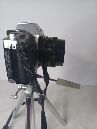 CANON AL-1 QF SLR Film Camera with Canon 50mm 1.8 lens & Accessories Working - Picture 10 of 23