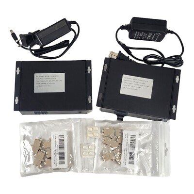 4 x POTS RJ11 Telephone and Gigabit Ethernet Over Fiber Converter - Multiplex...