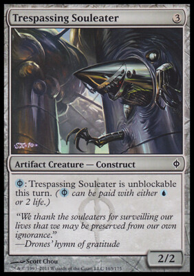 Magic the Gathering MTG Trespassing Souleater (163) New Phyrexia   LP