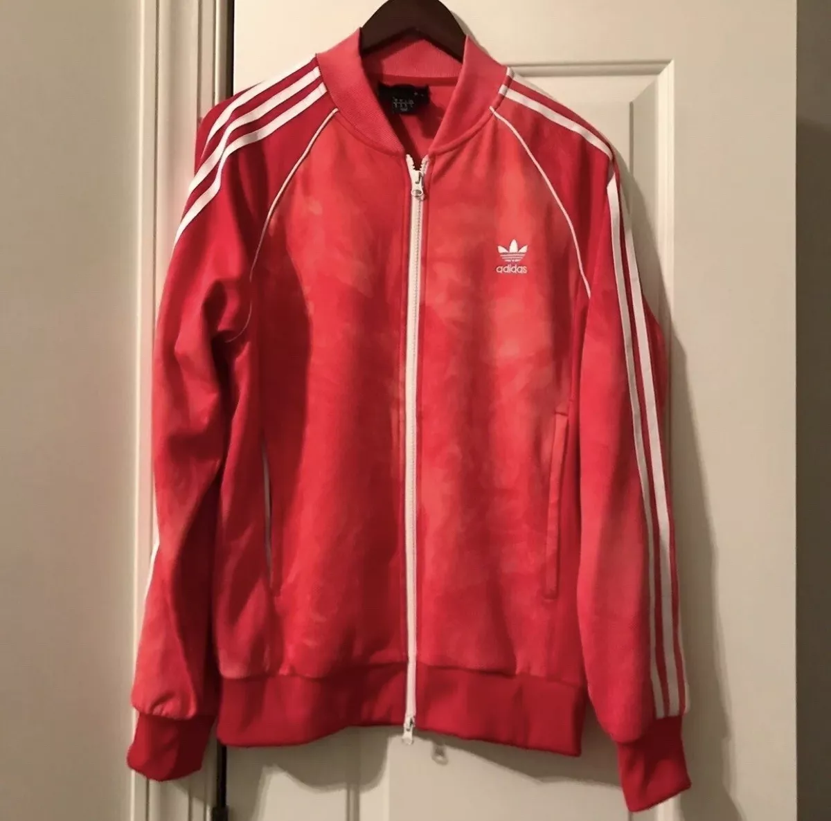 Adidas Originals Pharrell Williams Hu Holi SuperStar Track Jacket Red M Hiking | eBay Adidas Originals Pharrell Williams Hu Holi Superstar Track Jacket Red M Hiking | Ebay