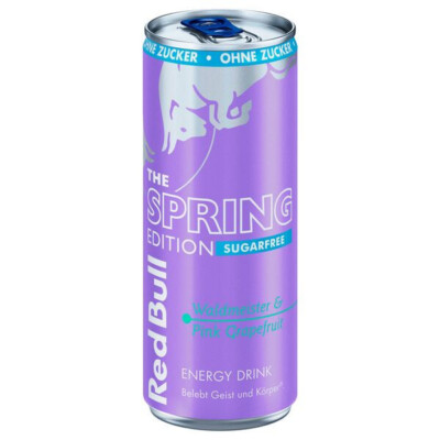 Red Bull Spring Edition 2025 Waldmeister Pink Grapefruit Sugarfree EINWEG Pfand