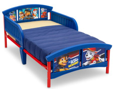 Cama para niños pequeños con barandillas para niñas y niños Paw Patrol, Nuevo