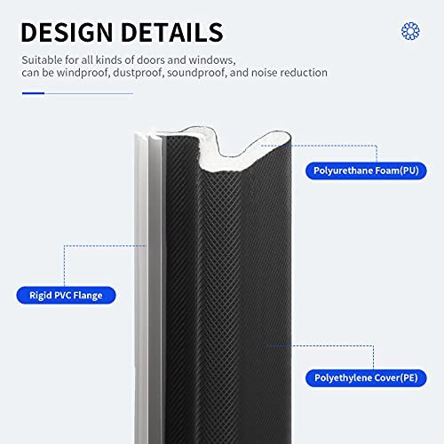 30feet Weather Stripping Seal Strip For Doors "Q" Foa,Hard Flange Card - View #4