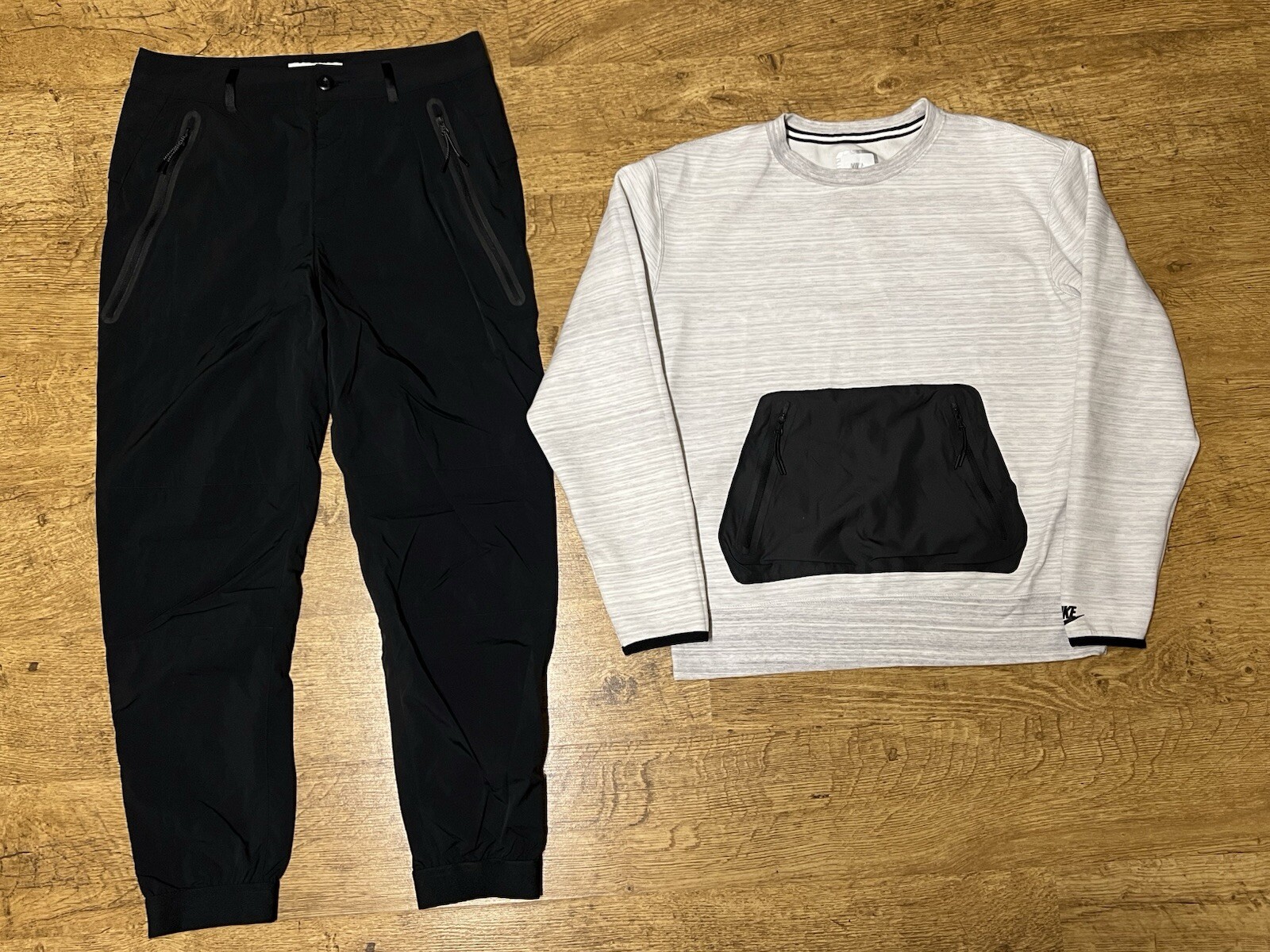 Nike Tech Fleece Set Sweatshirt And Woven Joggers Nikelab White Label Rare 2015