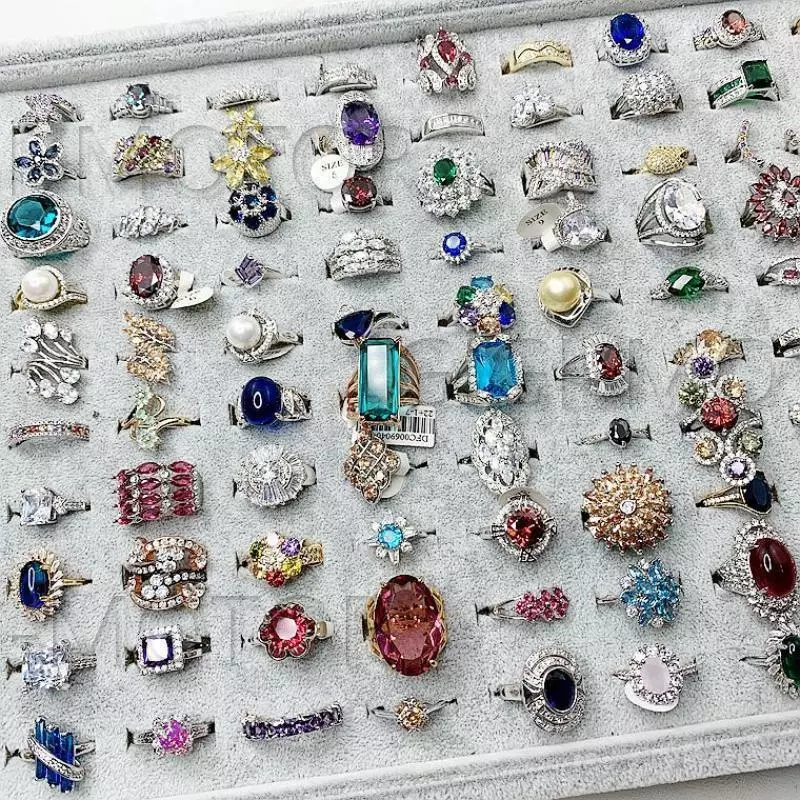 Bulk Jewelry Bundle 100 Pieces. Bomb Party Jewelry Rings 