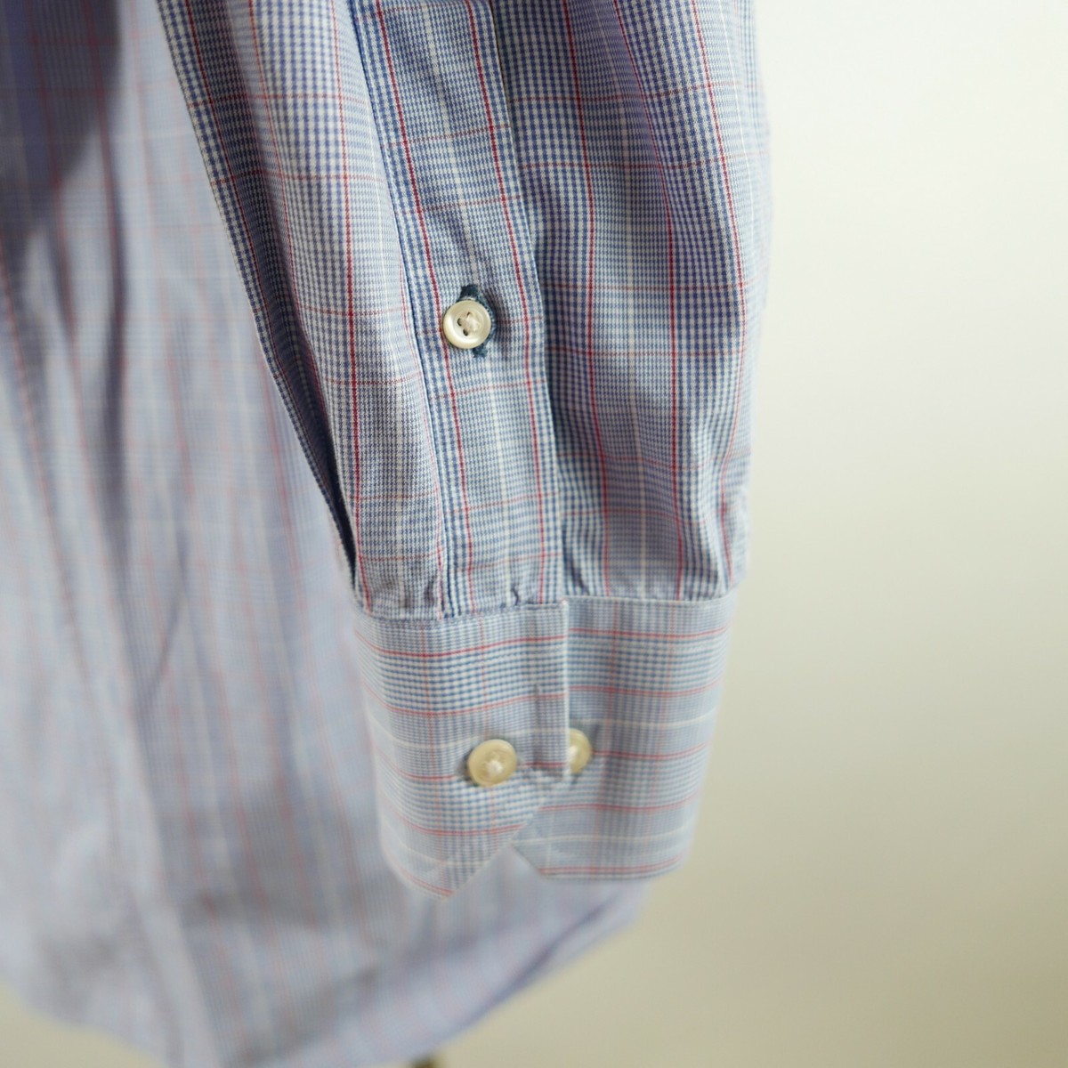 Tommy Hilfiger Ithaca Mens LS Button Up Red White Blue Plaid