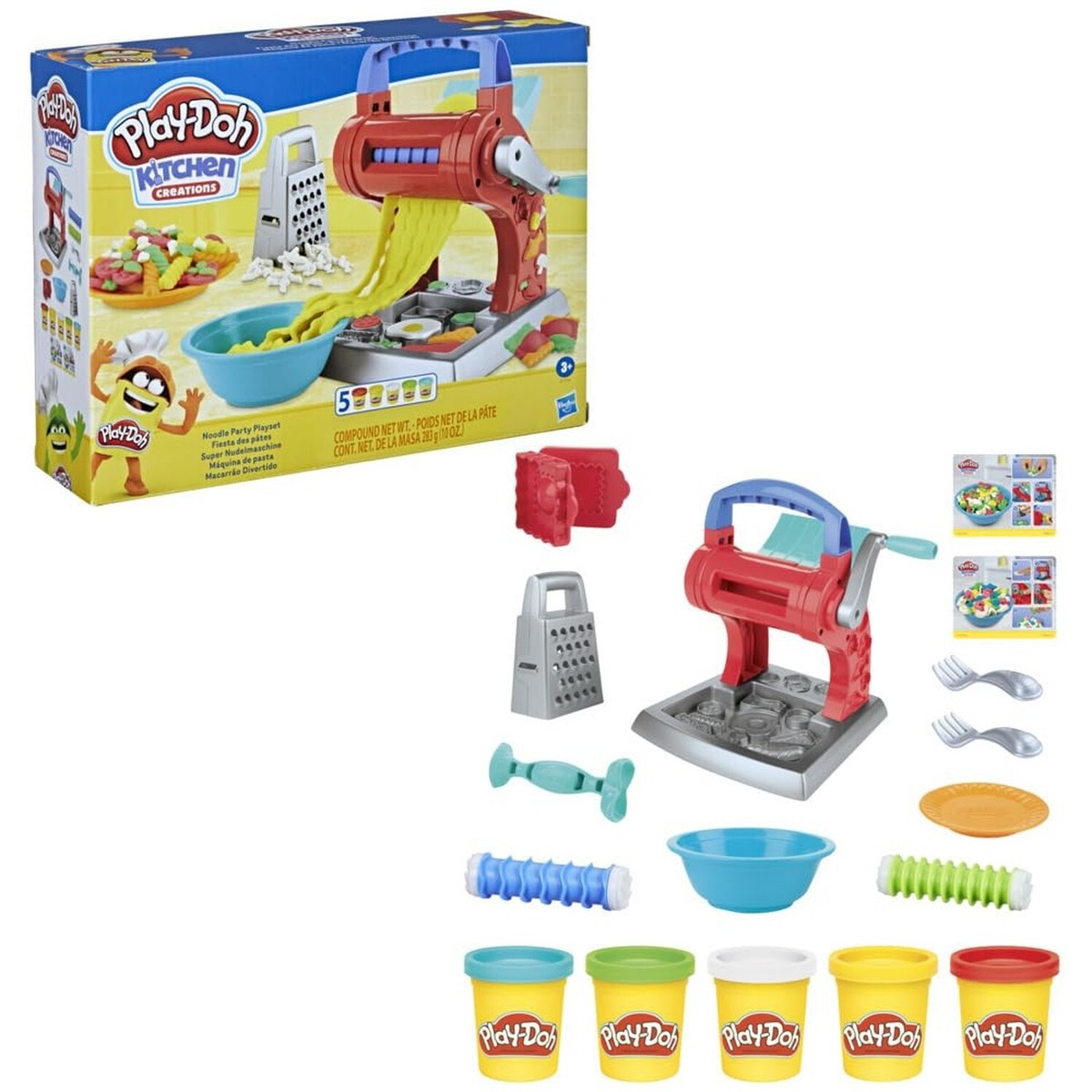 Play-Doh Kitchen Creations Noodle Party Playset for Kids Years