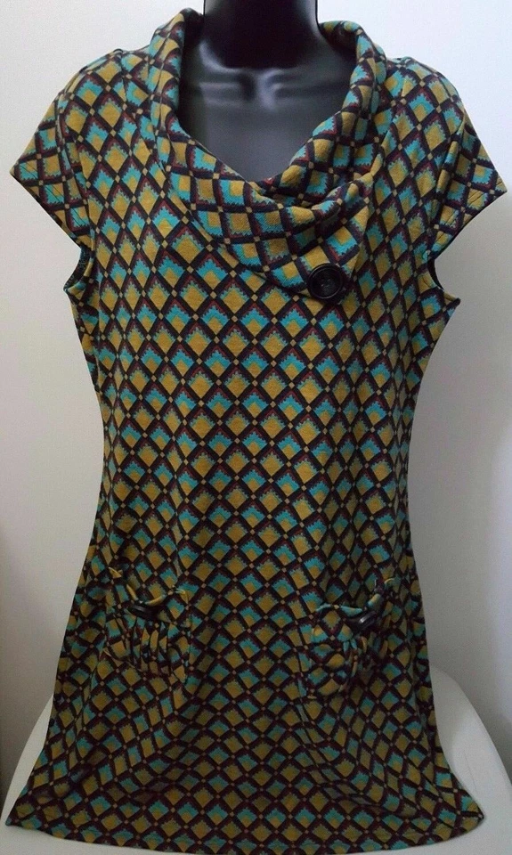 Vestido para mujer Anself talla XL verde azul rojo negro NUEVO Foto 4 de 4