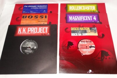 6x Mighty Vinyl: Bossi, K.K.Project, Rollercoaster, Magnificent 4, Disco Nation