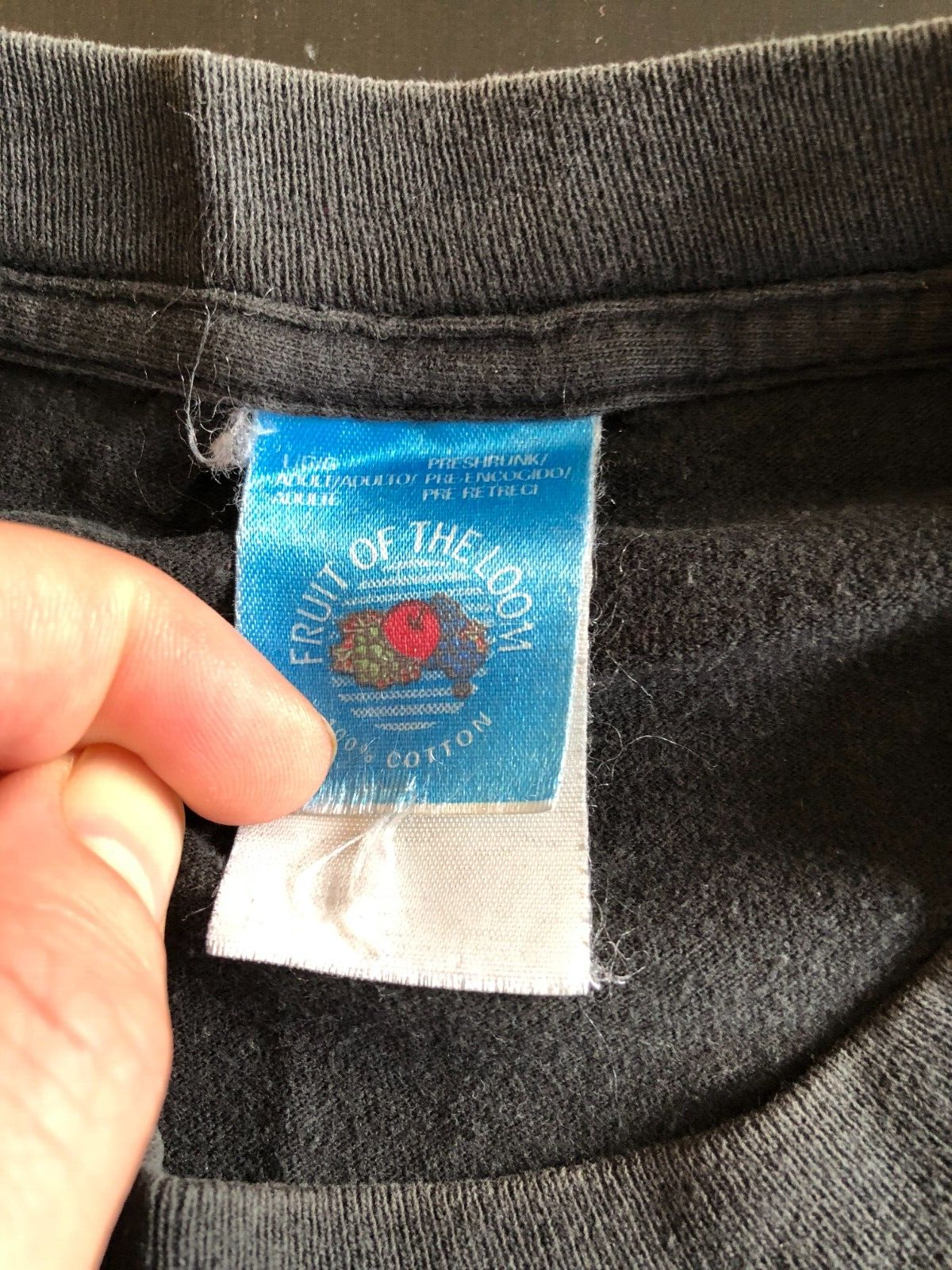 FILA Camicia Skid Row originale vintage Subhuman Race 1995 punto singolo