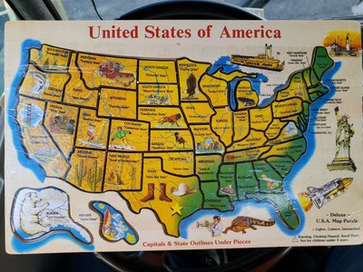 melissa and doug united states wooden puzzle