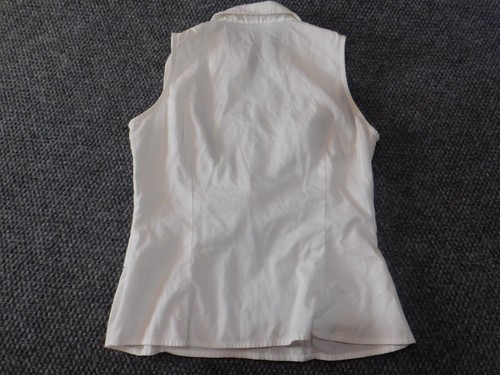 Jones New York top Petite Small white tank womens pullover top stretch casual - Picture 11 of 13