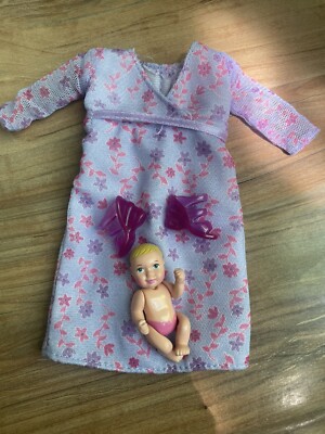 Happy Family Pregnant midge Barbie Doll Dress, Shoes Baby