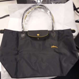 Details About Nwt Longchamp Le Pliage Club Large Nylon Folding Tote Bag Limited Color Gunmetal