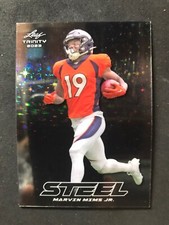 2023 Leaf Trinity Steel Stars and Dots Silver Marvin Mims Jr Rc #S57 Denver