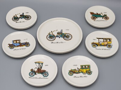 Helmut Krüger Berlin Untersetzer Set 7tlg OLDTIMER gut