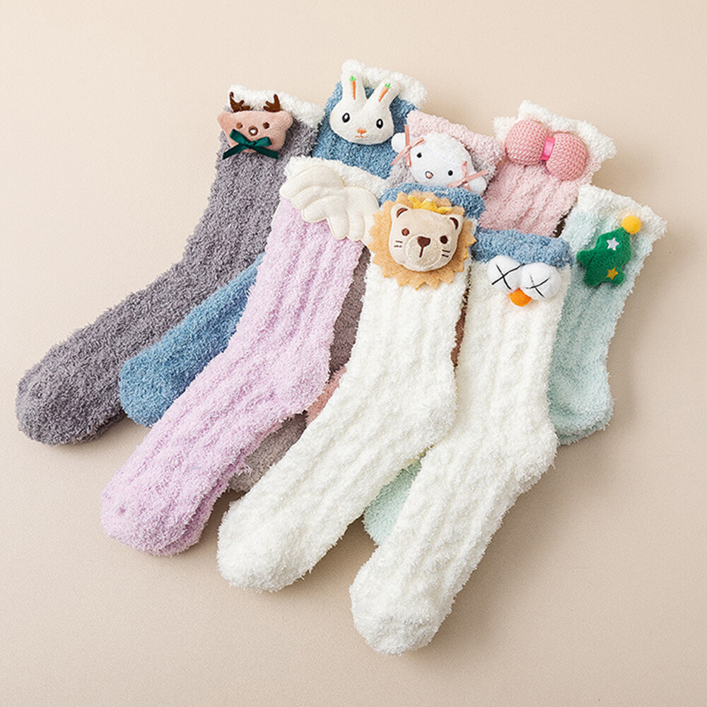 APL Calze da letto soffici per donna invernali calde pantofole da soggiorno ▽