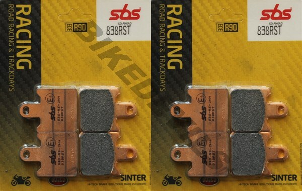 Kawasaki ZX-6R ZX6R 2007-2017 NOT 636 Race Sinter SBS front brake pads 838RST