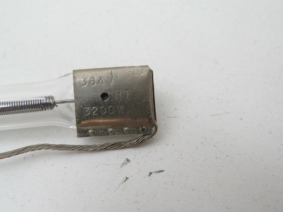 GE 3200Wt 384V HT Infrared Heat Lamp Light Bulb 3200-Watt 384-Volt 18" - Image 2 of 4