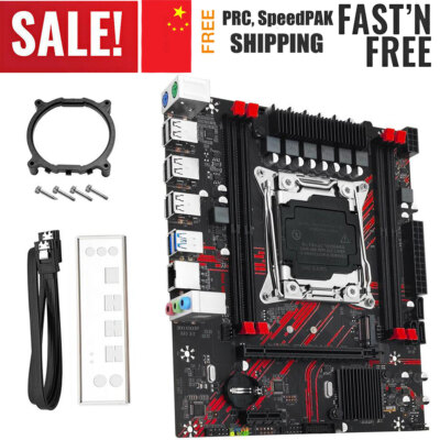 X99 PR8 Motherboard LGA 2011-3 4*DDR3 RAM SATA/NVME M.2 for Xeon V3 Series CPU