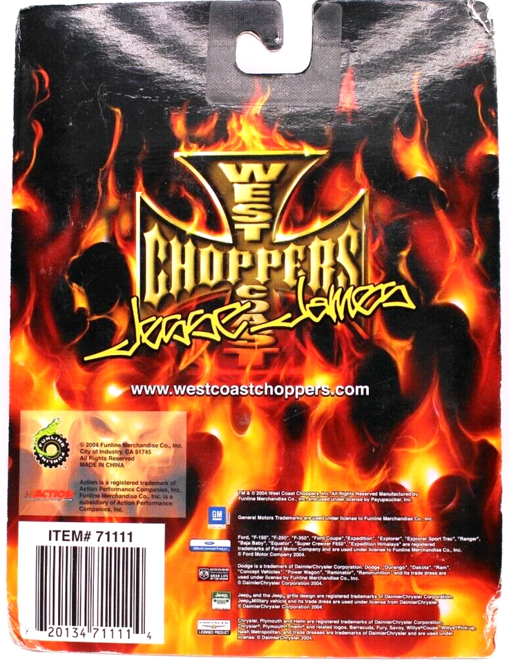 Funline Muscle West Coast Choppers Ford Econoline Van ft. gray RR's - Image 4 of 4