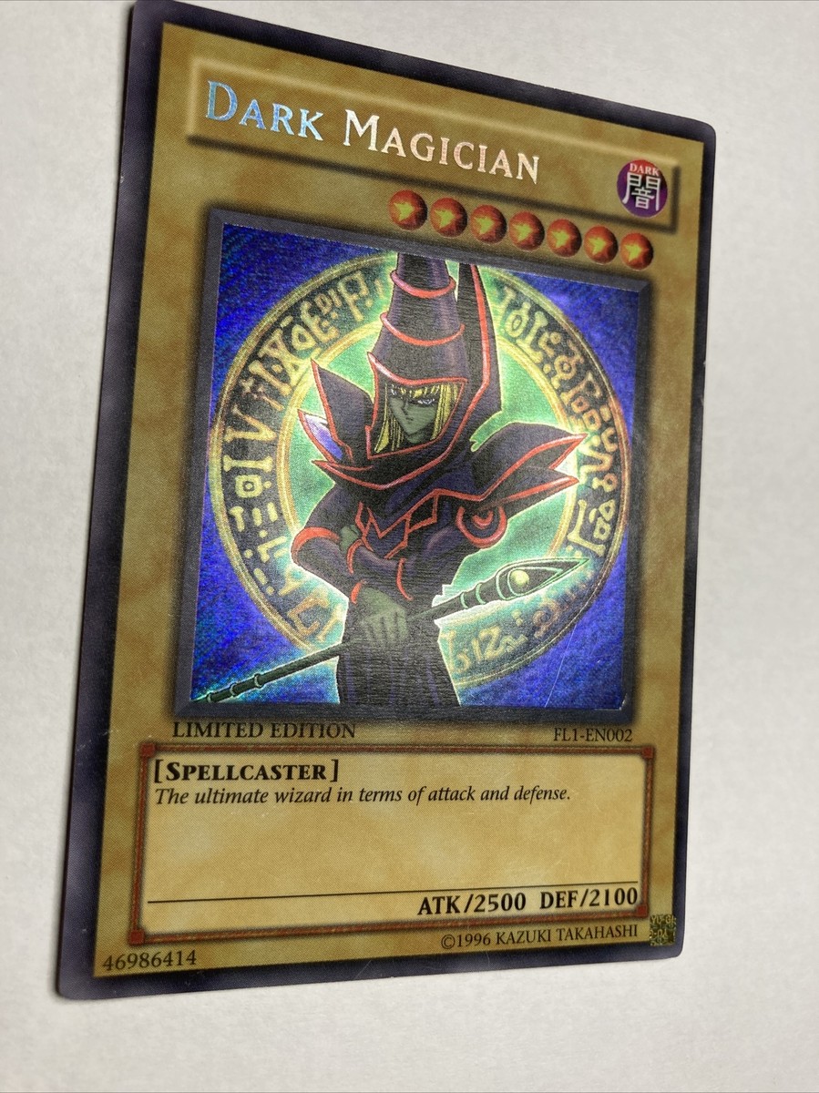 Dark Magician  Yugioh | Dark Magician | Secret Rare | Limited Edition | FL1 EN002