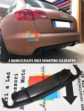 RS6 Diffusor Für Audi A6 4F C6 05-08 Avant Spoiler Unter Stoßstange Abzieher