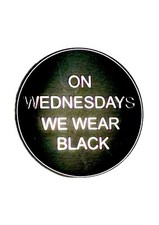 On Wednesdays We Wear Black - Wednesday Addams pin, Jenna Ortega