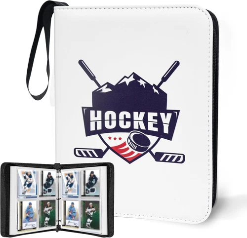 400 Pockets Hockey Card Binder for Hockey Trading Cards 2024-2025 Collectors,Por - Picture 1 of 12