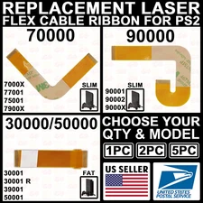 Laser Lens Drive Flex Cable For PlayStation 2 PS2 Slim Ribbon 30k/50k/70k/90k