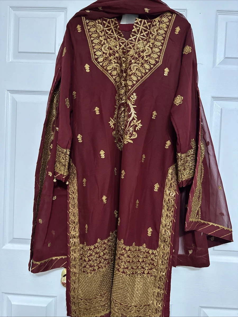 ワンピース PAKISTANI SHALWAR SET L SIZE Pakistani Salwar Kameez Women Size L for sale | eBay