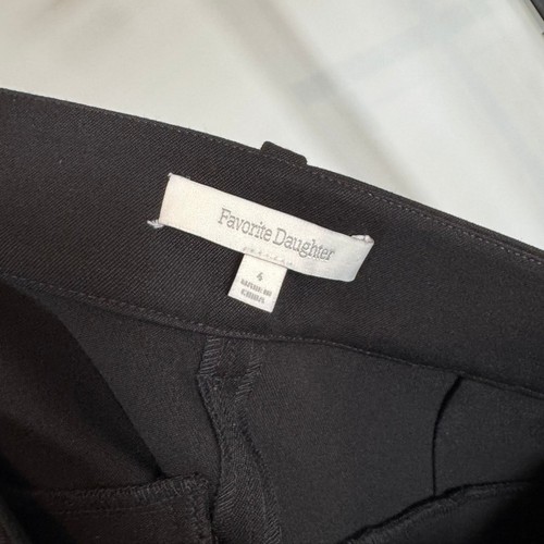 Favorite Daughter The Favorite Pant NEW Black Wide Leg Tailored Trousers Size 4 - Picture 6 of 8