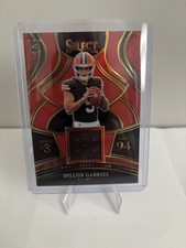 2025 Panini Select Dillon Gabriel Patched Rookie Memorabilia Prizm #DSM-DGL