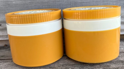 2 Vintage THERMOS King-Seeley 1155/3 Insulated Jars 8oz Food Soup Yellow U.S.A. - Picture 2 of 6
