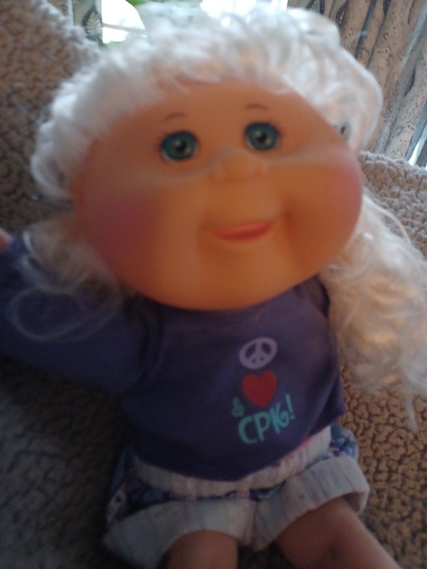 Cabbagepatch Kids Blonde Hair Blue Eyes 2011